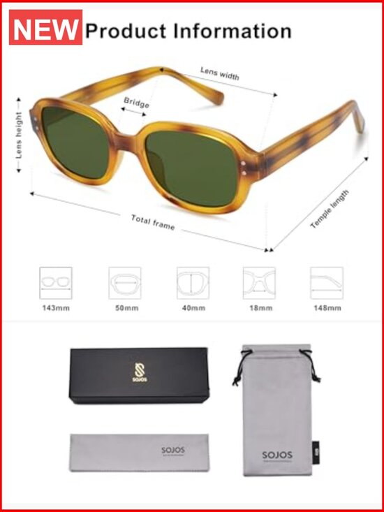 Square Frame Sunglasses with UV400 Protection Stainless Steel main image 4